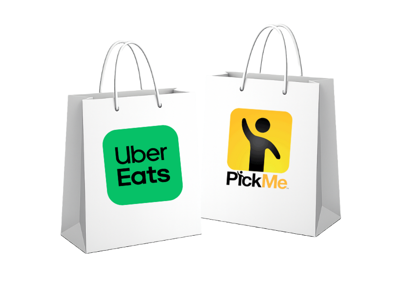 Uber Eats and PickMe delivery
